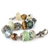 Beads Trollbeads Occhio di Tigre Rotondo Sfaccettato TSTBE-00041