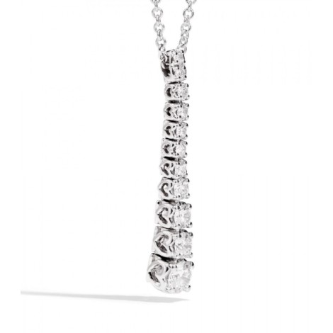 Collana Scalare Re Carlo Anniversary Love Oro Bianco 18 Kt Diamanti