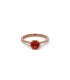 Anello Oro Rosa 9kt Quarzo Idrotermale Arancione