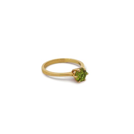 Anello Oro Giallo 9kt Peridoto