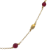 Collana Argento Dorato e Pietre