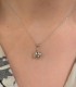 Collana Elefante Oro Bianco 18Kt