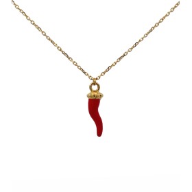 Collana Oro Giallo 9kt Cornetto