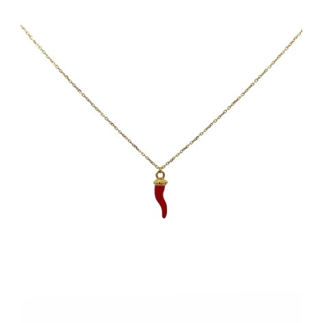 Collana Oro Giallo 9kt Cornetto