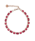 Bracciale Argento Rosé e Zirconi Cuore