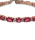 Bracciale Argento Rosé Zirconi Ovali e Tondi