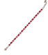 Bracciale Argento Rosé Zirconi Ovali e Tondi