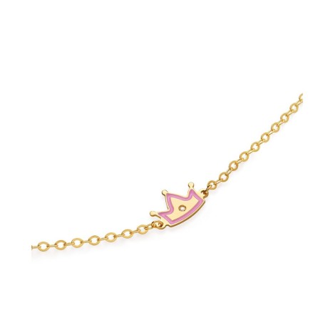 Bracciale Le Bebè Lucciole Oro Giallo 9kt Coroncina