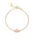 Bracciale Le Bebè Lucciole Oro Giallo 9kt Coroncina