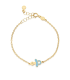 Bracciale Le Bebè Lucciole Oro Giallo 9kt Ciuccio Azzurro