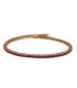 Bracciale Tennis Oro Rosa 18Kt e Rubini