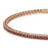 Bracciale Tennis Oro Rosa 18Kt e Rubini