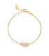 Bracciale Le Bebè Lucciole Oro Giallo 9kt Piedino Rosa