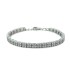 Bracciale Tennis Doppio Argento
