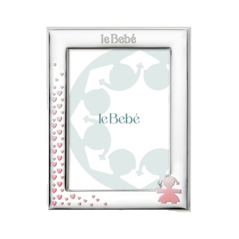 Cornice Le Bebè Bimba Cuori 13x18
