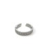 Anello Aperto Argento Zirconi