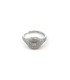 Anello Sigillo Argento Zirconi
