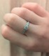 Anello Solitario Argento Pavè Di Zirconi