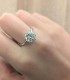 Anello Solitario Sei Punte Argento Zircone