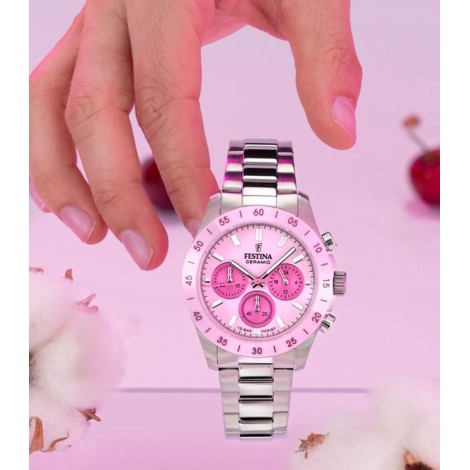 Orologio Donna Festina Ceramic F20693/2 Rosa
