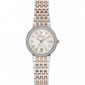 Orologio Donna Bulova Classic Oro Rosa e Diamanti 98R280