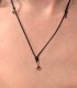 Collana Punto Luce Dodo Oro Rosa 9kt Ametista