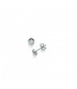 Orecchini Punto Luce Cipollino Miluna Oro Bianco 9kt Diamanti 0,08 ERD2268-008G7X ct