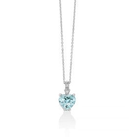 Collana Miluna Acquamarina e Diamanti CLD4728