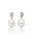 Orecchini Miluna Oro Bianco 9kt e Perle PER2739B