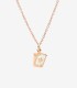 Ciondolo Dodo Carte Oro Rosa 9kt Smalto