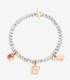 Ciondolo Dodo Carte Oro Rosa 9kt Smalto