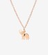 Ciondolo Dodo Elefante Oro Rosa 9kt