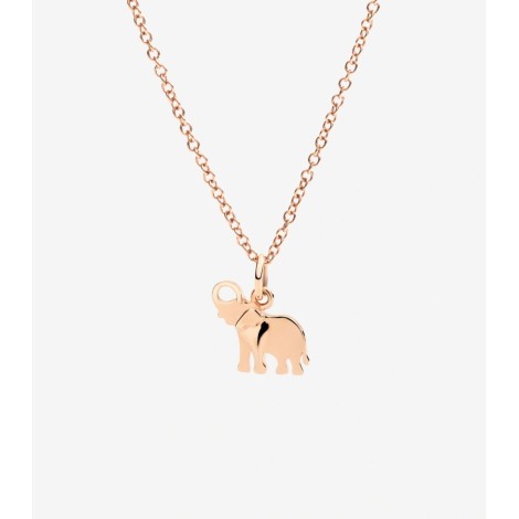 Ciondolo Dodo Elefante Oro Rosa 9kt