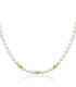 Collana Miluna Argento Dorato Filo di Perle PCL6653G