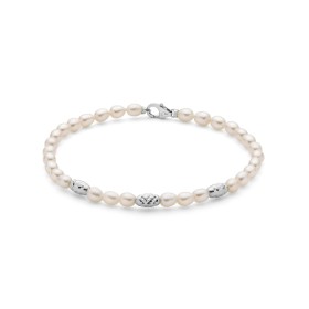 Bracciale Miluna Argento Filo Di Perle PBR3639B