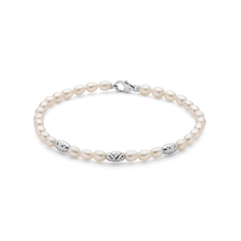 Bracciale Miluna Argento Filo Di Perle PBR3639B