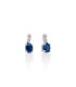 Orecchini Miluna Oro Bianco 9Kt Zaffiri e Diamanti ERD2798X