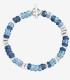 Bracciale Dodo Rondelle Argento e Plastica Riciclata