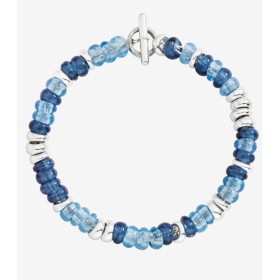 Bracciale Dodo Rondelle Argento e Plastica Riciclata