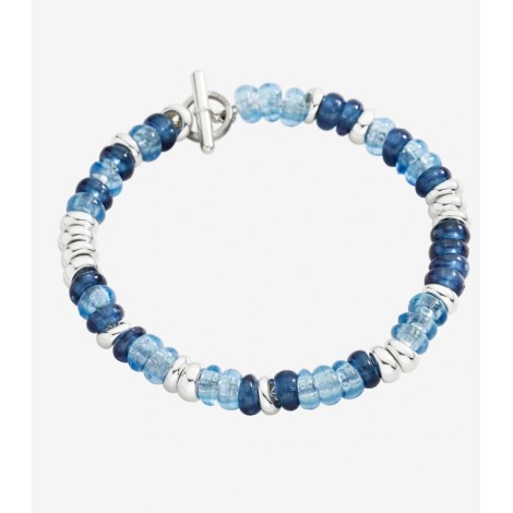 Bracciale Dodo Rondelle Argento e Plastica Riciclata