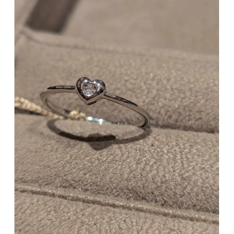 Anello Miluna Cuore Oro Bianco 9kt Diamanti LID3678-002X