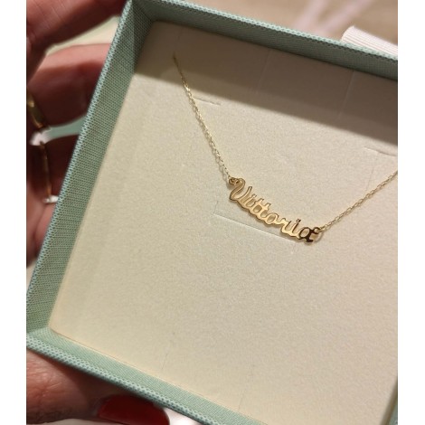 Collana con Nome Oro Giallo