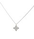 Collana Pendente Rosa Dei Venti Oro Bianco 9kt Zirconi
