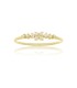 Anello Fiore Oro Giallo 9kt Zirconi
