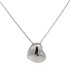 Collana Cuore Argento Bombato