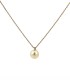 Collana Oro Giallo 9kt Diamante e Perla