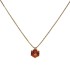 Collana Oro Giallo 9kt Quarzo Citrino 6MM