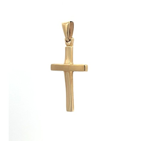 Ciondolo Croce Oro Giallo 18kt