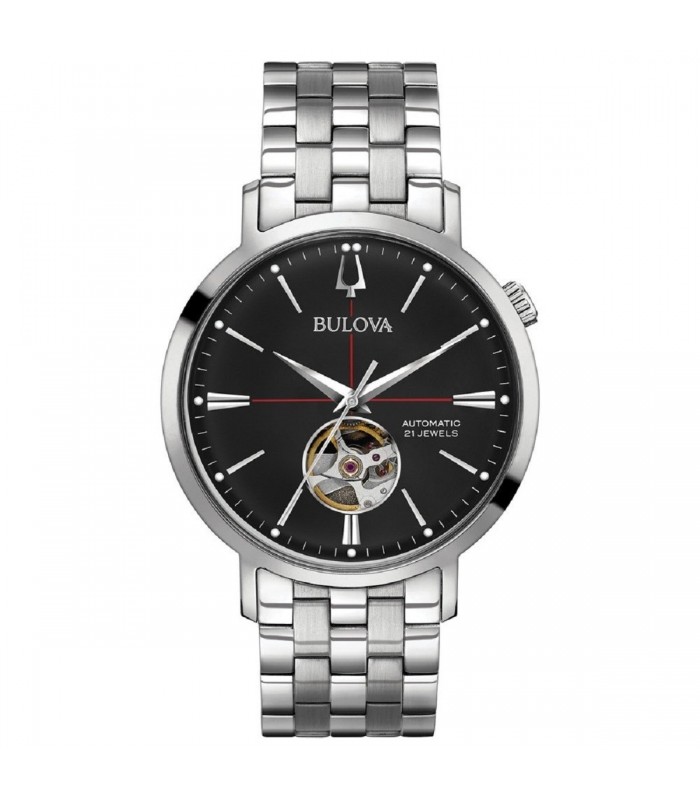 Orologio Uomo Bulova Classic Automatico 96A199 Orologio Uomo Bulova Classic Automatico 96A199