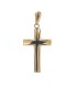 Ciondolo Croce Intagliata Oro Giallo 18kt